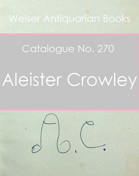 Catalogue 270: Aleister Crowley
