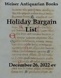 Annual Bargain List - 2022