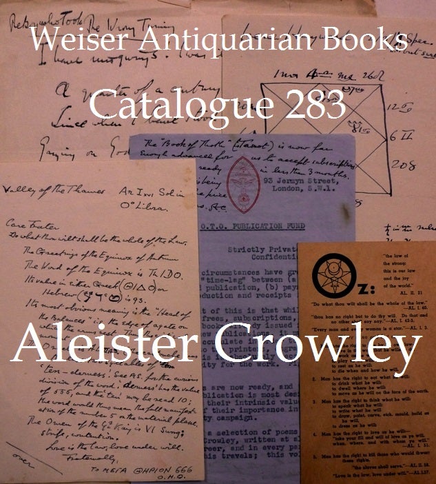 Catalogue 283 - Aleister Crowley
