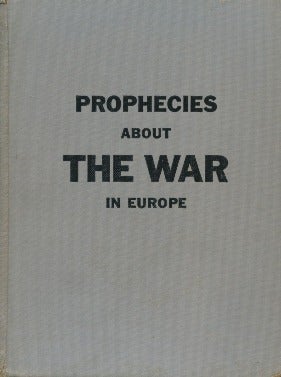 Item #14701 Prophecies About the War in Europe. Clarence REED