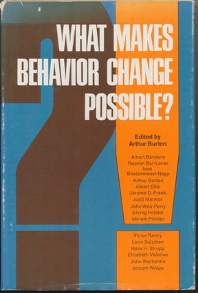 Item #16612 What Makes Behavior Change Possible? Arthur BURTON