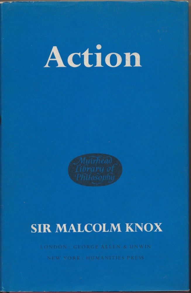 Item #17148 Action. Sir Malcolm KNOX.