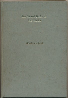 Item #18324 The Sacred Books of the Hindus Volume XVIII -- Part 1: The Brahmopanisatsara Sangraha. Major B. D. BASU, Vidyatilaka.
