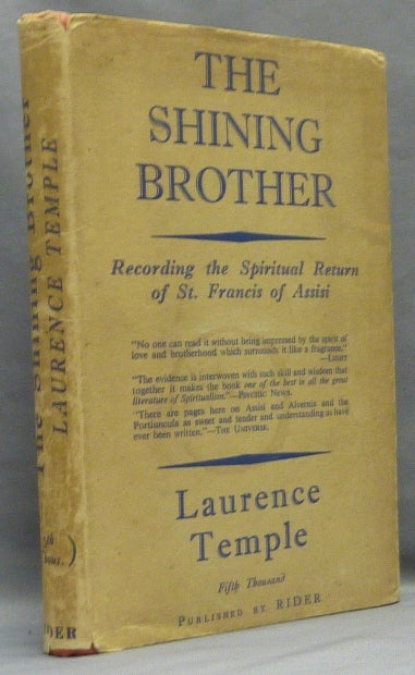 Item #21478 The Shining Brother. Laurence TEMPLE, Inscribed and signed.