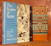 Item #21853 The Scepter of Egypt. A Background for the Study of Egyptian Antiquities in the Metropolitan Museum of Art. ( 2 Volumes ); Volume I: From the Earliest Times to the End of the Middle Kingdom. Volume II: The Hyksos Period and the New Kingdom. William C. HAYES.