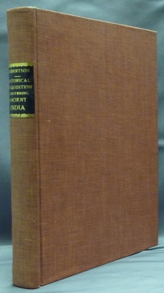 Item #2190 An Historical Disquisition Concerning the Knowledge which the Ancients had of India...