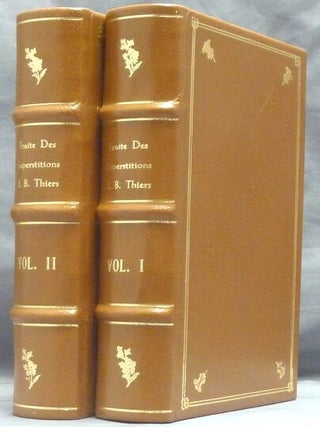 Item #2252 Traité des Superstitions selon l'Ecriture Sainte, les decrets des conciles, et les...