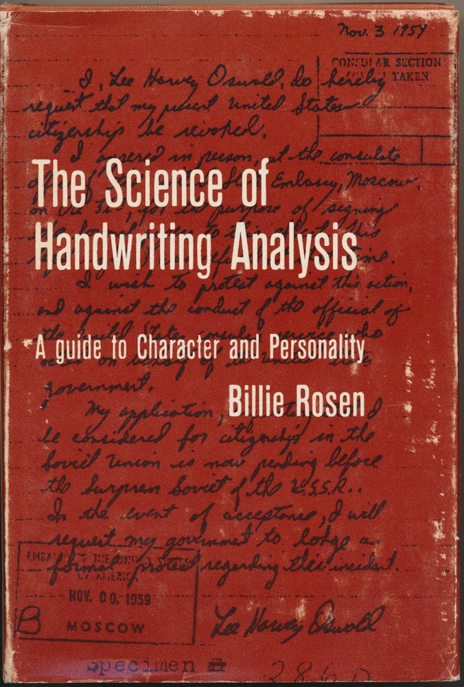 Item #24017 The Science of Handwriting Analysis: A guide to Character and Personality. Billie Pesin ROSEN.