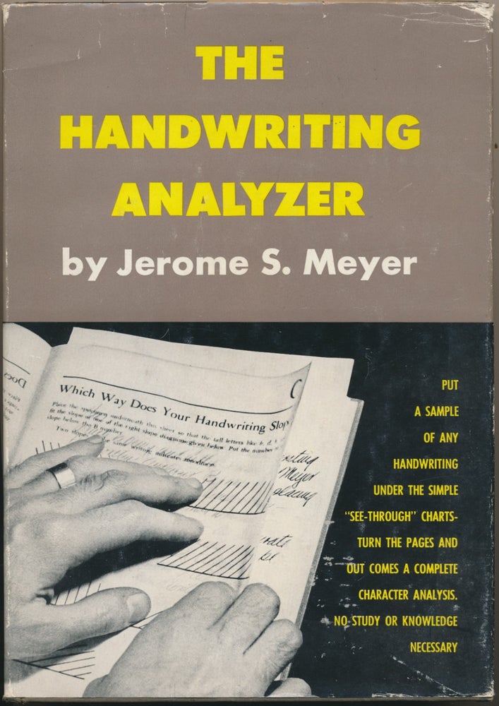 Item #24048 The Handwriting Analyzer. Jerome S. MEYER.