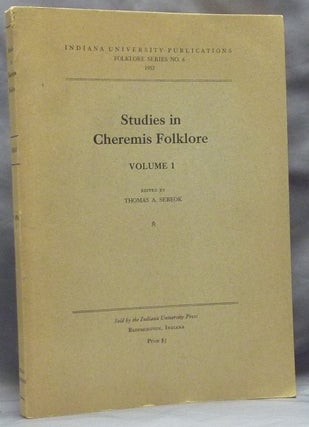 Item #24680 Studies in Cheremis Folklore Volume 1 (Indiana University Publications Folklore...