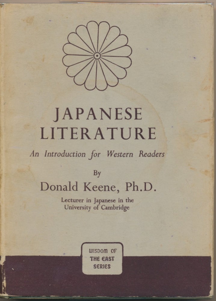 Item #28388 Japanese Literature: An Introduction for Western Readers. Donald KEENE.