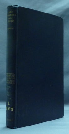 Item #29444 Jabo Proverbs from Liberia: Maxims in the Life of a Native Tribe. George HERZOG,...