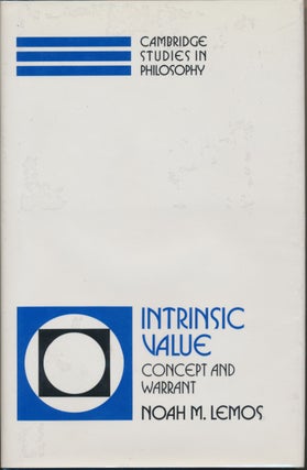 Item #29625 Intrinsic Value: Concept and Warrant. Noah M. LEMOS