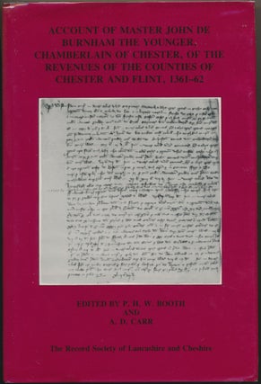 Item #29930 Account of Master John De Burnham the Younger, Chamberlain of Chester, of the...
