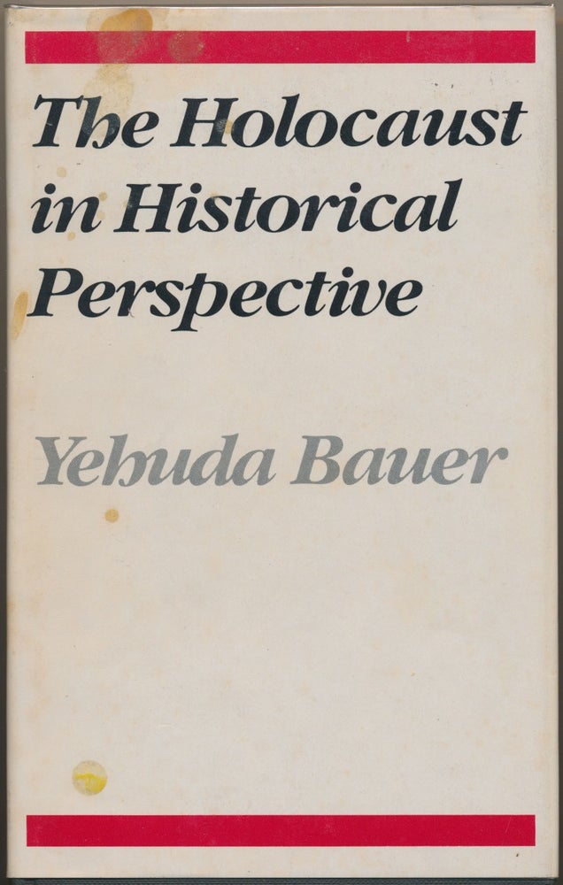 Item #30000 The Holocaust in Historical Perspective. Yehuda BAUER.