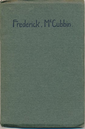 Item #30048 Frederick McCubbin: A Consideration. Alexander COLQUHOUN