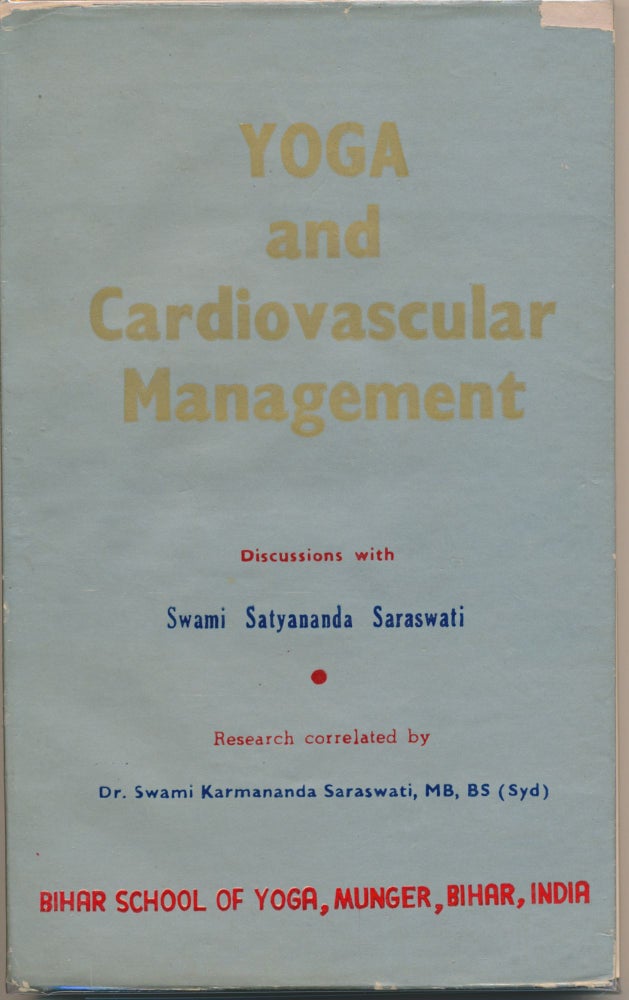 Item #30061 Yoga and Cardiovascular Management. Research, Dr. Swami Karmananda Saraswati.