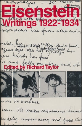 Item #30109 S. M. Eisenstein Selected Works. Volume 1: Writings, 1922 - 34. Richard TAYLOR