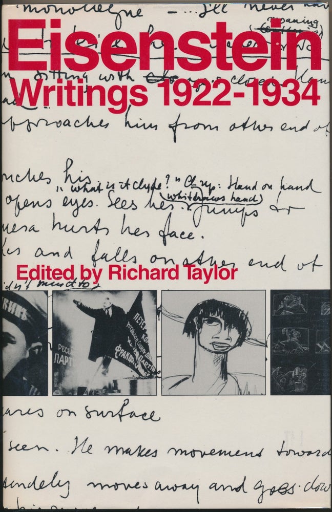 Item #30109 S. M. Eisenstein Selected Works. Volume 1: Writings, 1922 - 34. Richard TAYLOR.