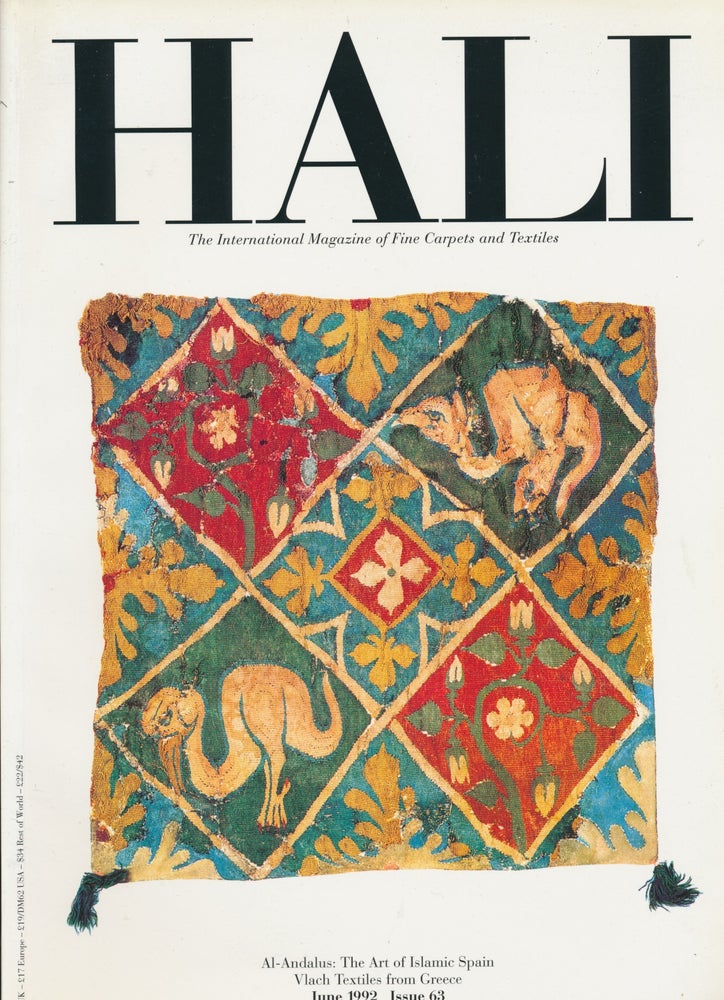 Item #30231 HALI: The International Magazine of Fine Carpets and Textiles, June 1992, Issue 63. Alan MARCUSON.