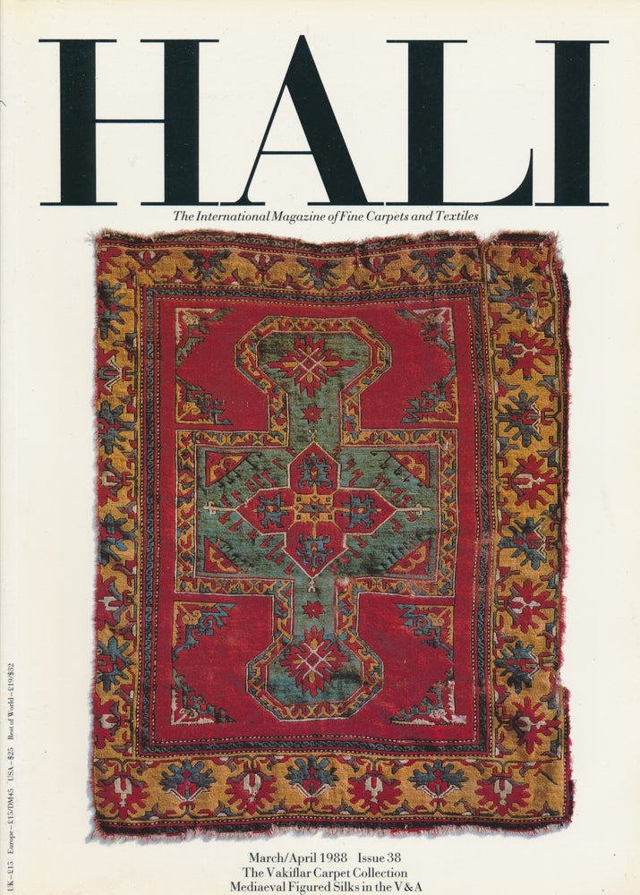Item #30232 HALI: The International Magazine of Fine Carpets and Textiles, March / April 1988, Issue 38. Alan MARCUSON.