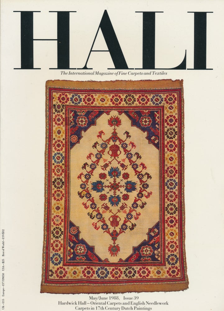 Item #30233 HALI: The International Magazine of Fine Carpets and Textiles, May / June 1988, Issue 39. Alan MARCUSON.