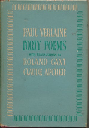Item #30350 Forty Poems. Paul VERLAINE