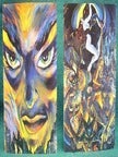 Item #32526 A Set of Five Blank Greeting Cards, Each With a Reproduction of a Work by Rosaleen...