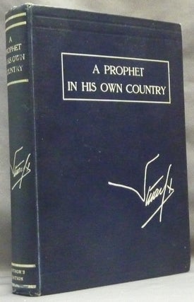Item #35603 A Prophet in his Own Country. Being the Letters of Stuart X. Aleister CROWLEY,...