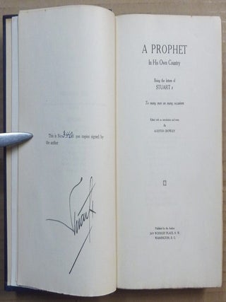 A Prophet in his Own Country. Being the Letters of Stuart X.