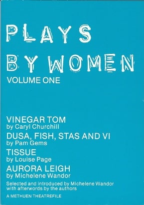 Item #36201 Plays by Women. Volume One. Witchcraft, Michelene WANDOR, introduced and edited Selected.