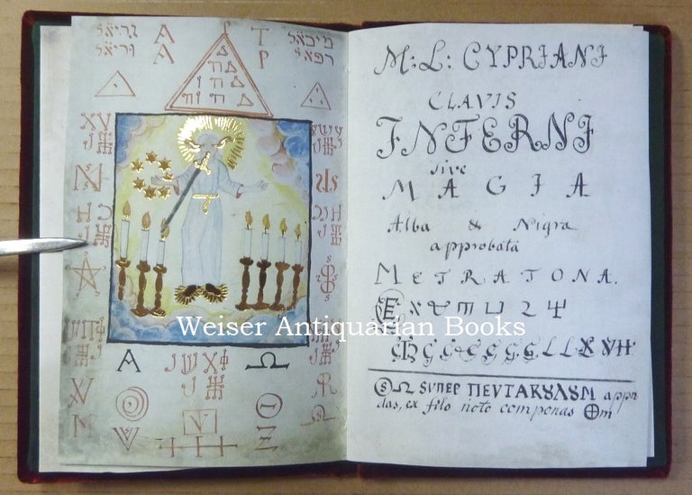 Item #38731 Cyprianus, Key to Hell [ Clavis Inferni sive magia alba & nigra approbata Metratona ]. Grimoire, M. L. Cypriani, Cyprianus.