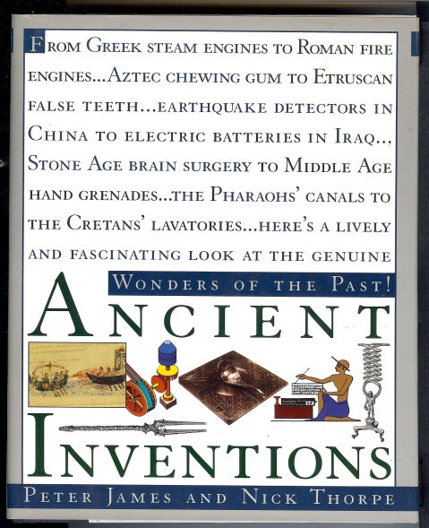 Item #40264 Ancient Inventions. Peter JAMES, Nick Thorpe.