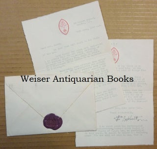 Item #41805 A two page typed letter, signed, from Crowley to Anne Macky, largely on O.T.O....