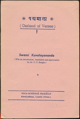 Item #42658 Garland of Verses. Translated, Dr. C. T. Kenghe
