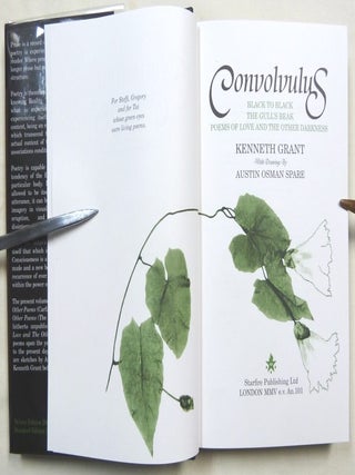 Convolvulus and Other Poems.