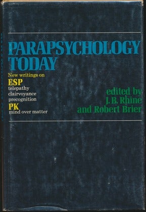 Item #43724 Parapsychology Today. J. B. RHINE, Robert BRIER.