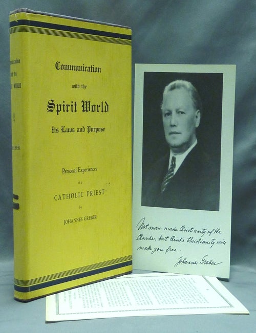 Item #44138 Communication with the Spirit World: Personal Experiences of a Catholic Priest. Johannes GREBER.