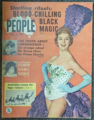 Item #44670 An article, "Blood-Chilling Black Magic" in "People Magazine," July 18, 1963 (Vol.13,...