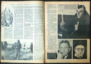 An article, "Grey Magic Peril" in "Australasian Post," June 28, 1956.