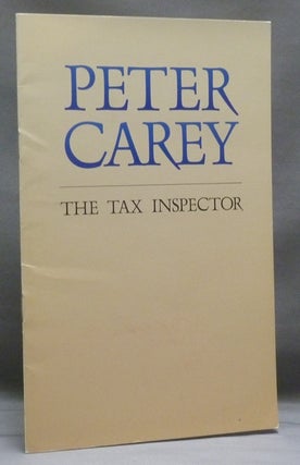 Item #44713 The Tax Inspector [Advance sample booklet]. Peter CAREY