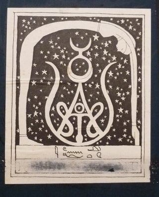 The Natural Genesis ( Volume I ONLY ) Or Second Part of a Book of the Beginnings .... [ with the bookplate, ownership inscription, notes and annotations of former Aleister Crowley associate and head of the Typhonian Order Kenneth Grant ].
