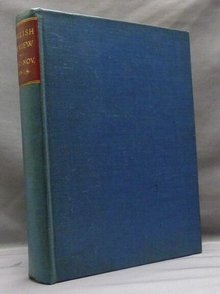 Item #45472 Four issues of The English Review, August, September, October, November 1914, bound...