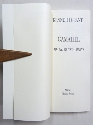 Gamaliel, Diario Di Un Vampiro.