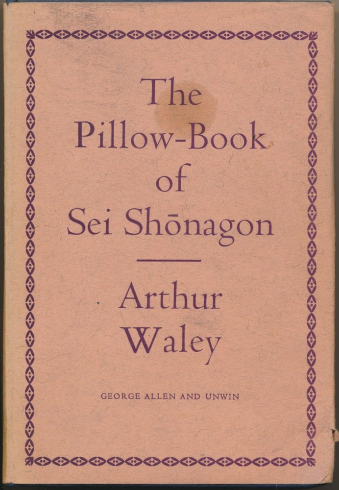 Item #46372 The Pillow-Book of Sei Shonagon. Arthur WALEY.