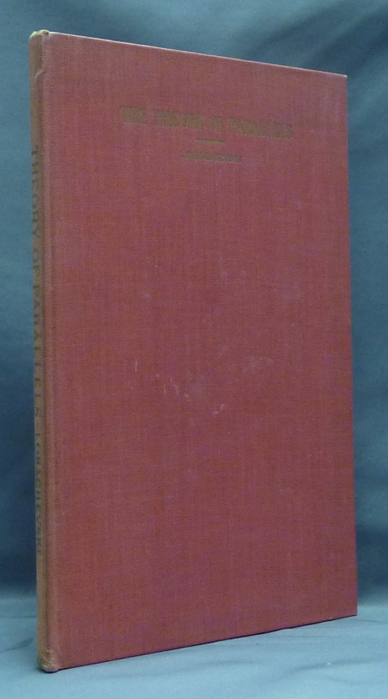 Item #47083 Geometrical Researches on The Theory of Parallels. Nicholas LOBACHEVSKI, George Bruce Halsted.