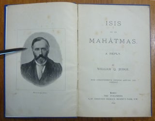 Isis and the Mahatmas: A Reply.