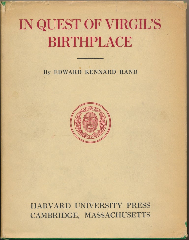 Item #48402 In Quest of Virgil's Birthplace. Edward Kennard RAND.