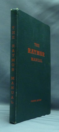 Item #48758 The Raymor Manual of Supplemental Dieto-Therapy. RAYMOR