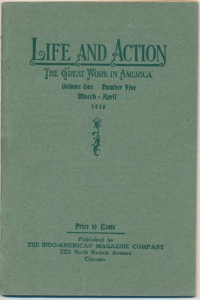 Item #48961 Life And Action: The Great Work in America - Vol.I, No.V, March-April 1910. HUNTLEY...